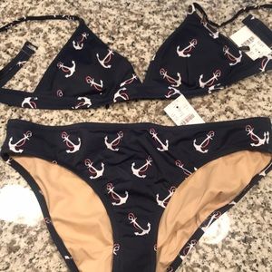 J.Crew Triangle Bikini NWT